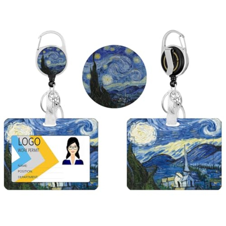 Reel Oil - 2 Pack ID Badge Holder with