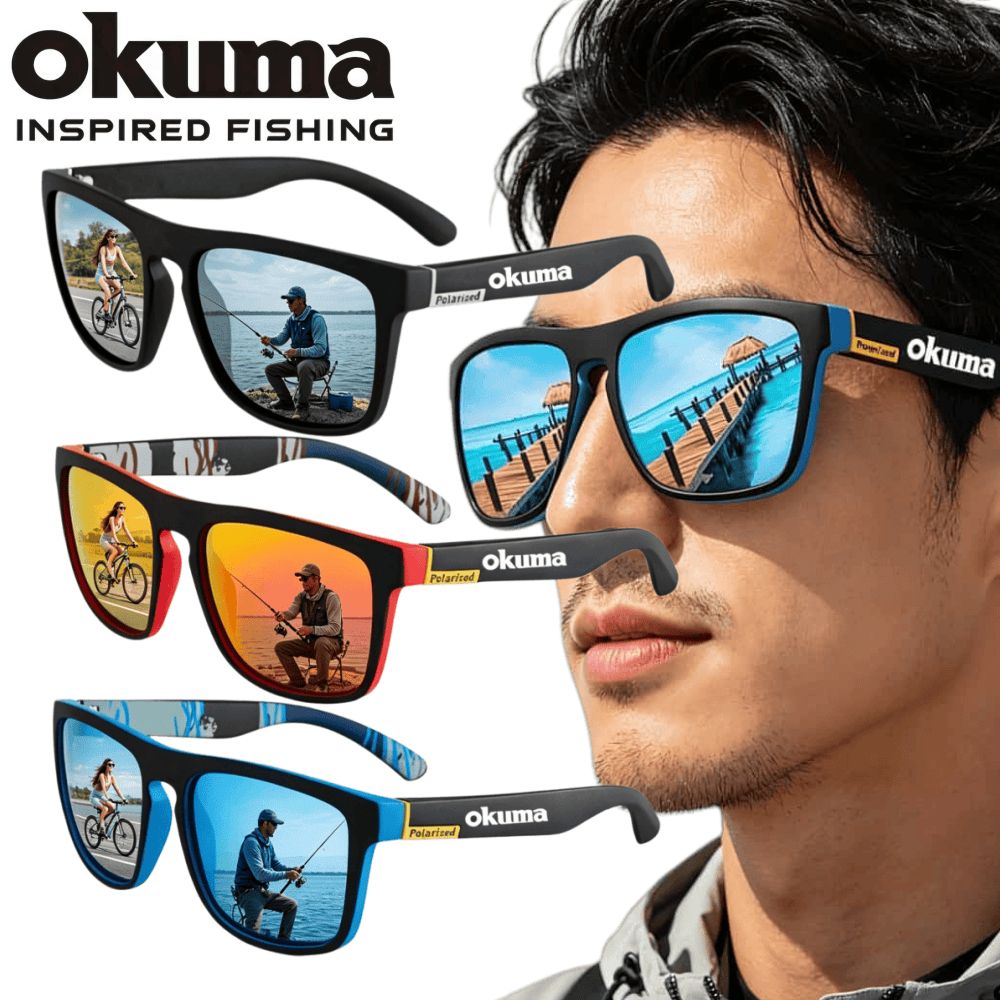 6 colors okuma Polarized Sungl - مراجعة Surf Reel وسعره