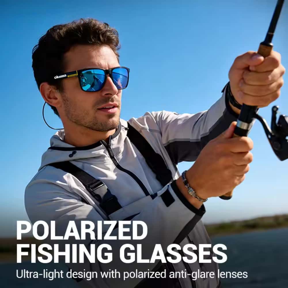 6 colors okuma Polarized Sungl - مراجعة Surf Reel وسعره