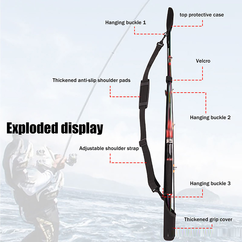 Adjustable Fishing Rod Storage - مراجعة Reel Bag وسعره