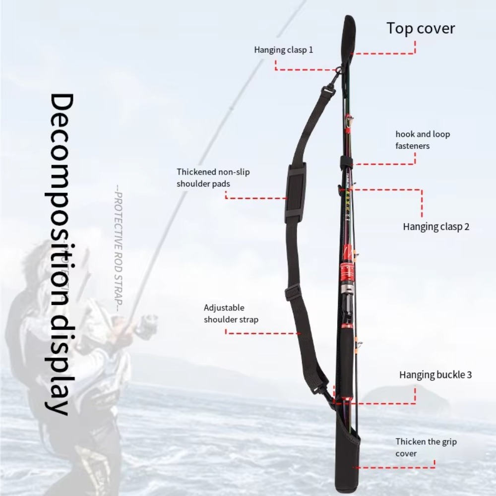 Adjustable Fishing Rod Storage - مراجعة Reel Bag وسعره