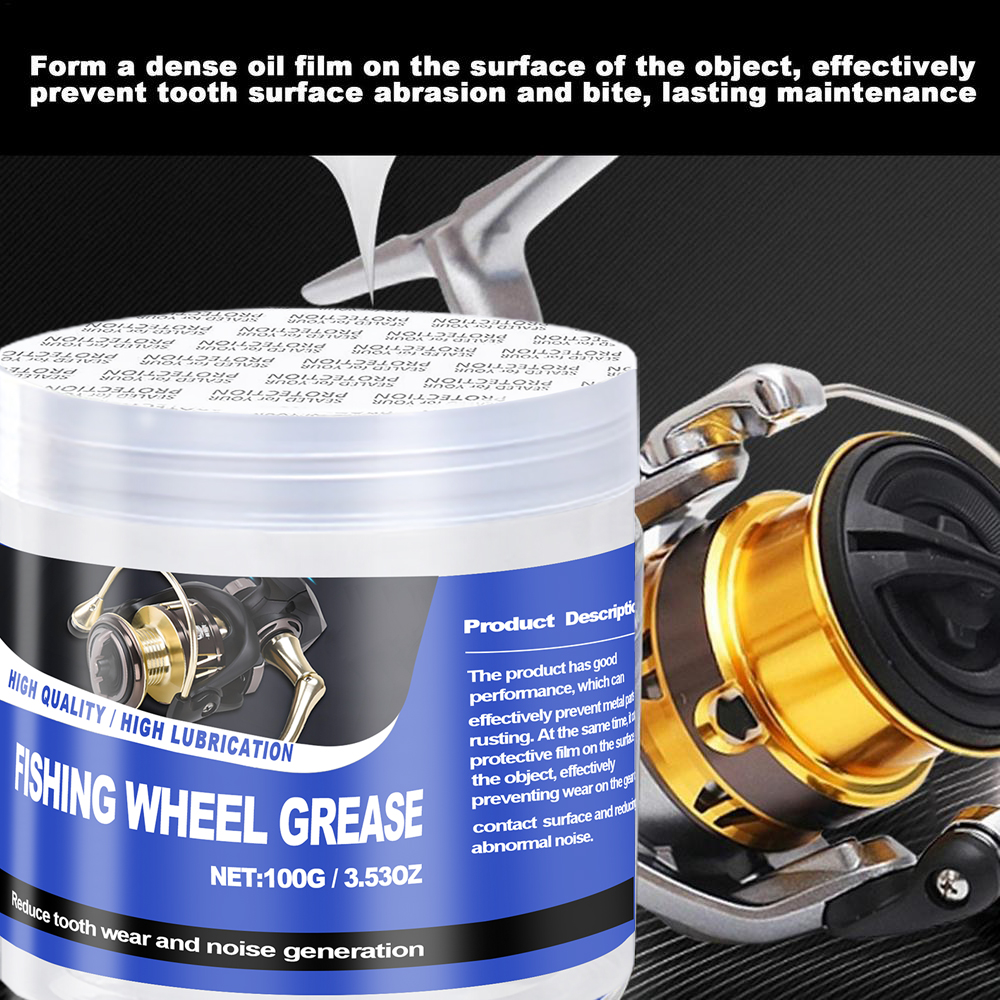 50g /100g Fishing Reel Grease  - مراجعة Reel Lubricant وسعره