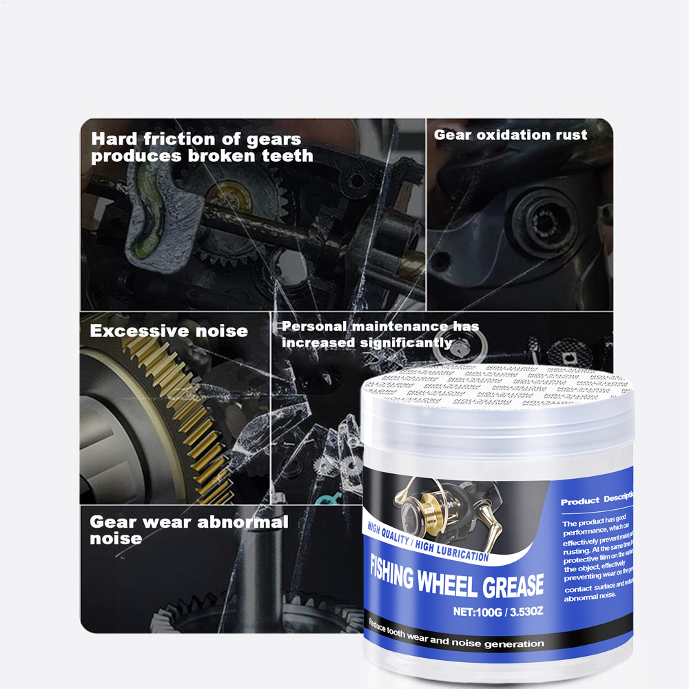 50g /100g Fishing Reel Grease  - مراجعة Reel Lubricant وسعره