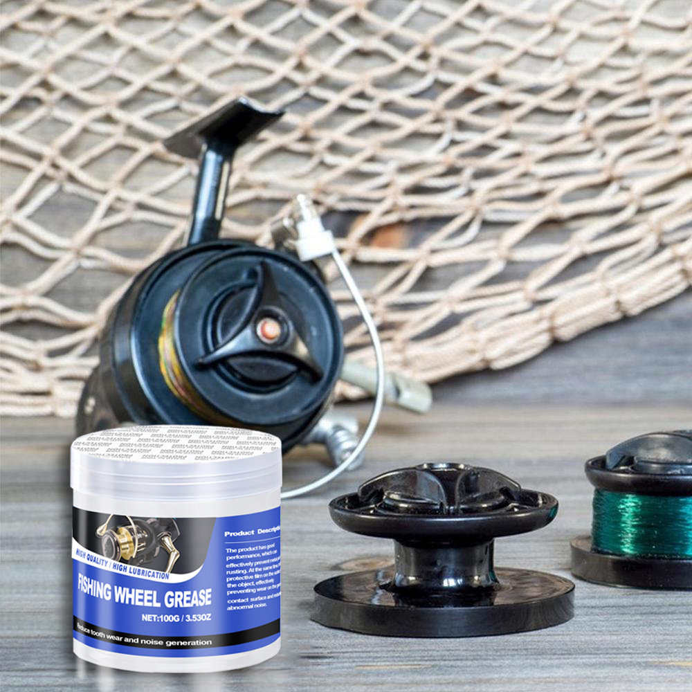 50g /100g Fishing Reel Grease  - مراجعة Reel Lubricant وسعره
