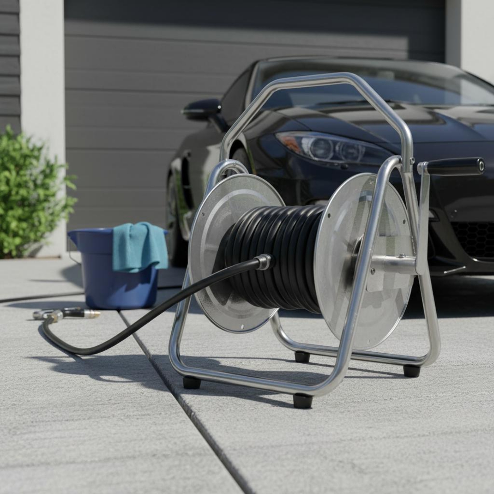 Metal Hose Reel Heavy Duty Gar - مراجعة Conventional Reel وسعره