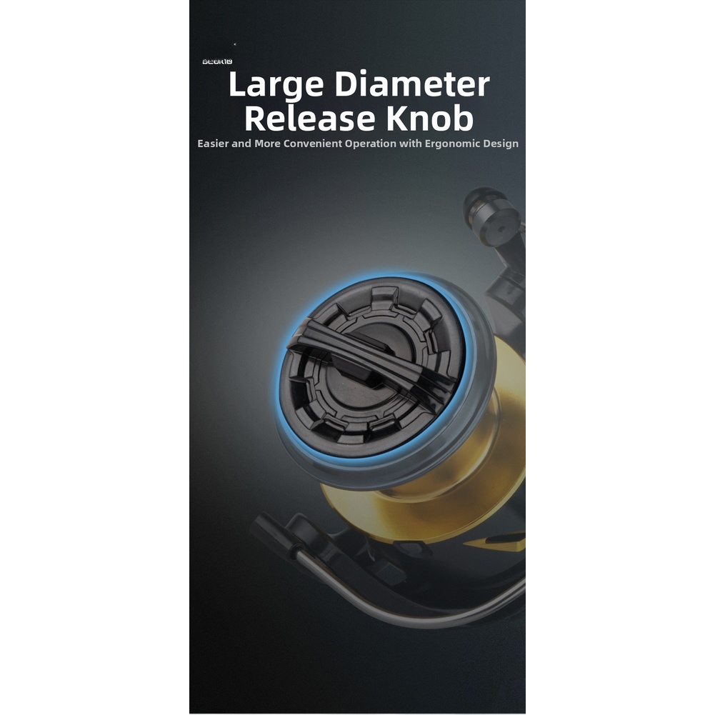 Metal Spool Fishing Reel with  - مراجعة Reel Drag Knob وسعره