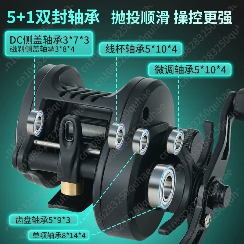 Micro Lure DC Reel, Dual-Use D - مراجعة Baitcasting Reel وسعره