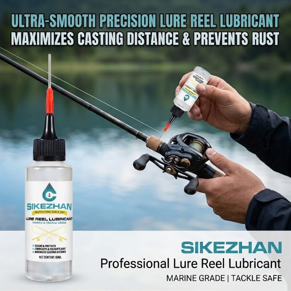 SIKEZHAN Lubricating Oils 60ml - مراجعة Reel Lubricant وسعره