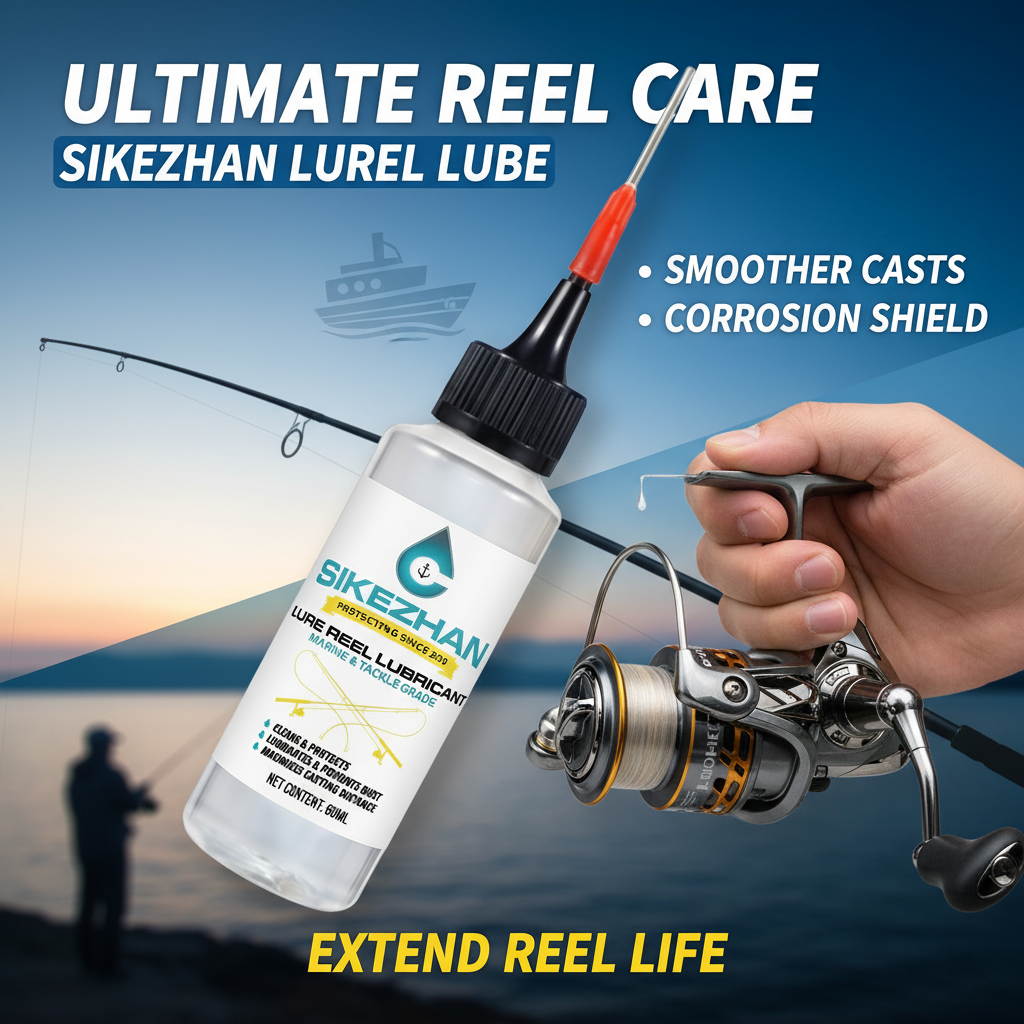 SIKEZHAN Lubricating Oils 60ml - مراجعة Reel Lubricant وسعره