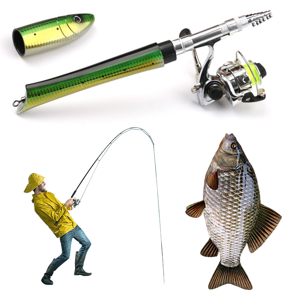 Portable Fish Shaped Fishing R - مراجعة Ice Fishing Reel وسعره