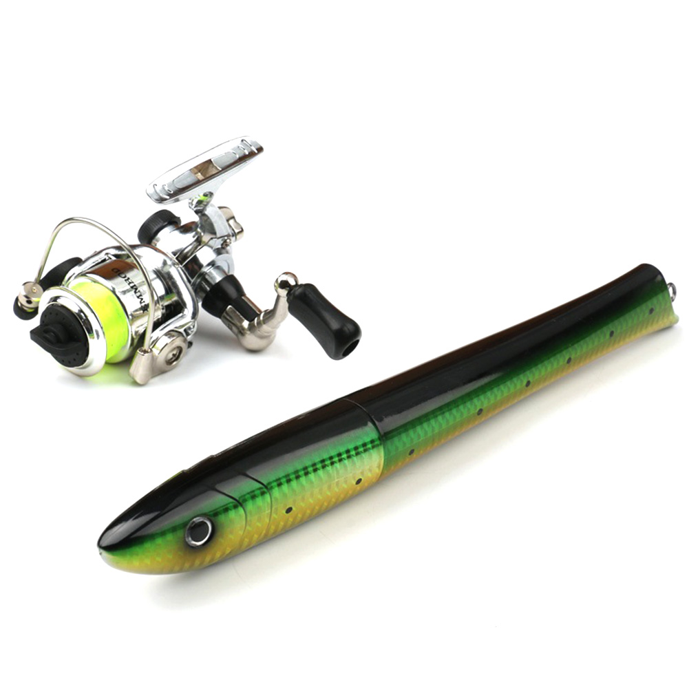 Portable Fish Shaped Fishing P - مراجعة Ice Fishing Reel وسعره